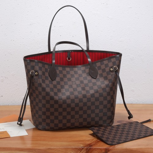 Louis Vuitton Damier Ebene Neverfull MM w/ Pouch