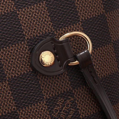 Louis Vuitton Damier Ebene Neverfull MM w/ Pouch