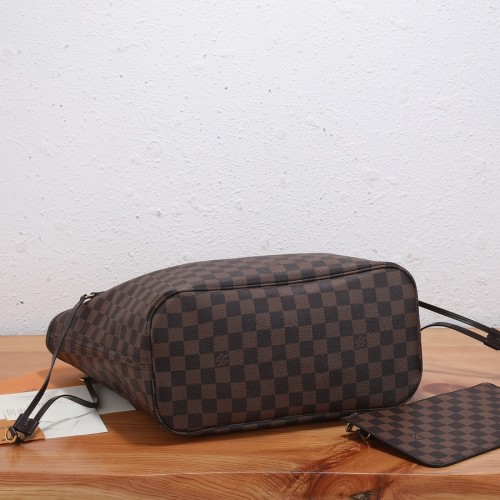 Louis Vuitton Damier Ebene Neverfull MM w/ Pouch