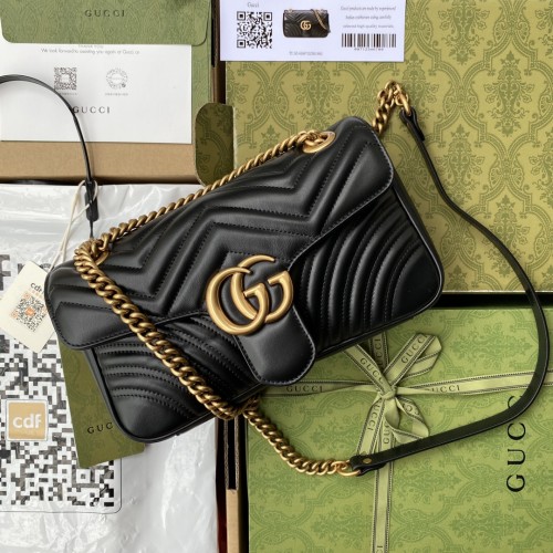 Gucci Small GG Marmont Matelassé Shoulder Bag