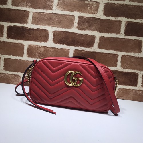 Gucci Matelasse Small GG Marmont Crossbody Bag