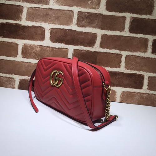 Gucci Matelasse Small GG Marmont Crossbody Bag