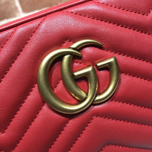 Gucci Matelasse Small GG Marmont Crossbody Bag