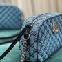 Gucci Small Diagonal GG Marmont Matelasse Shoulder Bag