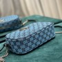 Gucci Small Diagonal GG Marmont Matelasse Shoulder Bag