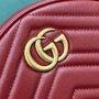 Gucci Mini GG Marmont Matelassé Round Crossbody Bag