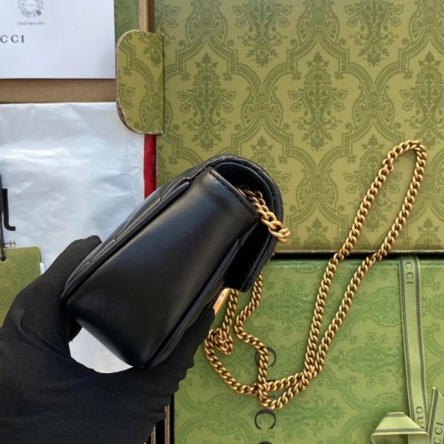 Gucci Super Mini GG Marmont Chain Bag