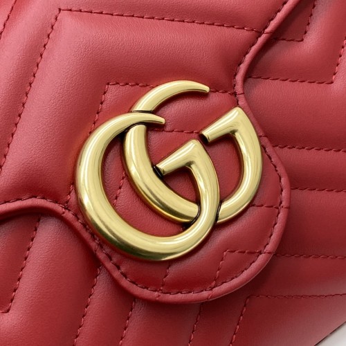 Gucci GG Marmont Matelassé Wallet on Chain