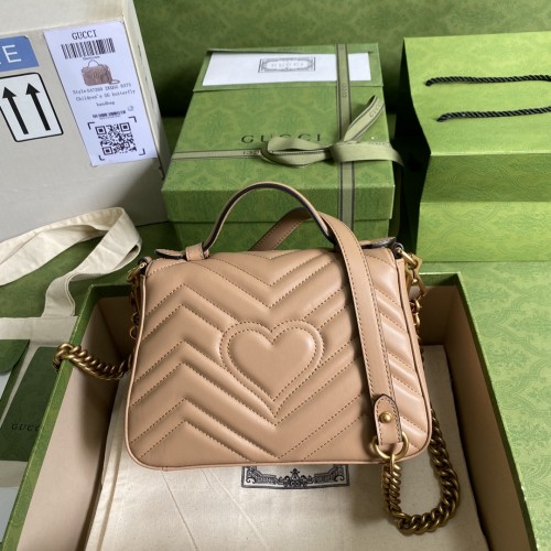 Gucci GG Marmont Matelassé Mini Top Handle Bag