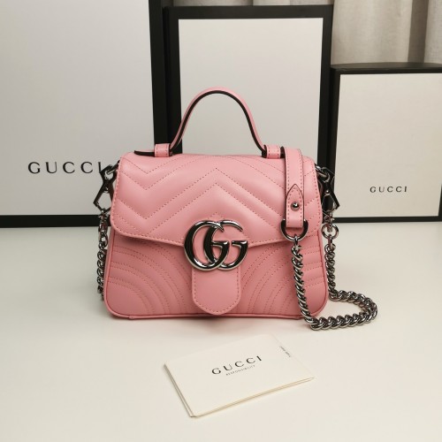 Gucci GG Marmont Matelassé Mini Top Handle Bag