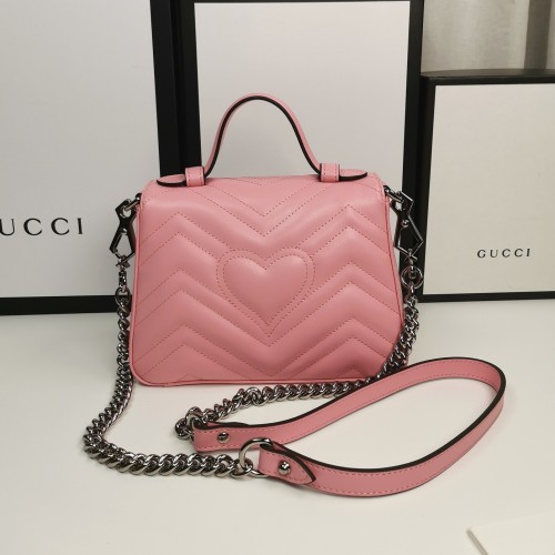 Gucci GG Marmont Matelassé Mini Top Handle Bag