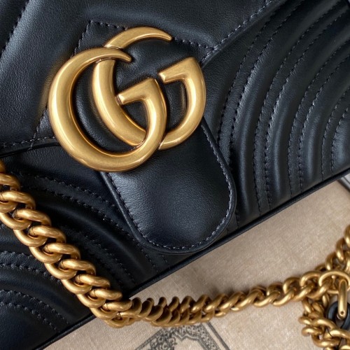 Gucci GG Marmont Matelassé Mini Top Handle Bag