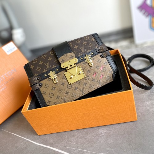 Louis Vuitton Reverse Monogram Trunk Clutch