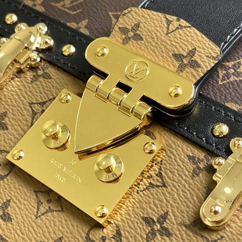 Louis Vuitton Reverse Monogram Trunk Clutch