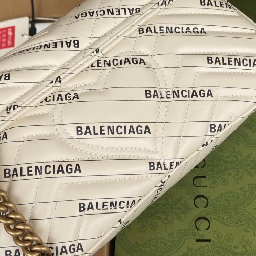 Gucci x Balenciaga The Hacker Project Small GG Marmont Bag