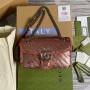 Gucci Matelassé Sequin Small GG Marmont Shoulder Bag