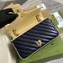 Gucci Small GG Marmont Matelassé Torchon Shoulder Bag