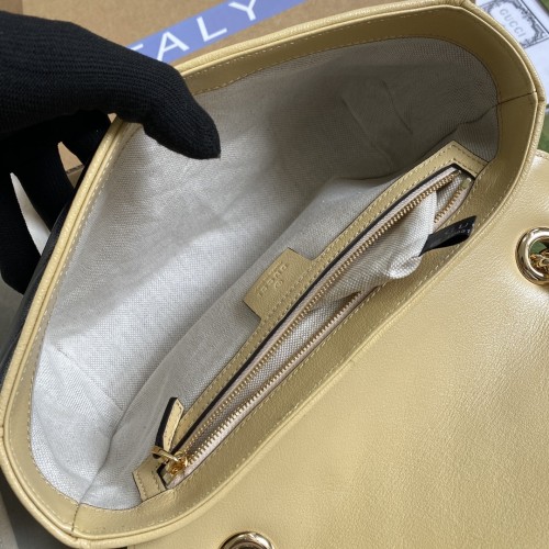 Gucci Small GG Marmont Matelassé Torchon Shoulder Bag