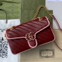 Gucci Matelasse Diagonal Small GG Marmont Crossbody Bag