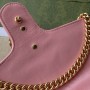 Gucci Matelasse Diagonal Small GG Marmont Crossbody Bag