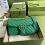 Gucci Matelassé Small GG Marmont Torchon Shoulder Bag