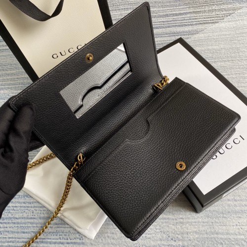 Gucci Mini GG Marmont Wallet on Chain