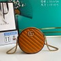 Gucci Mini Matelasse GG Marmont Round Shoulder Bag