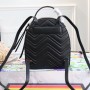 Gucci Matelassé Small GG Marmont Backpack