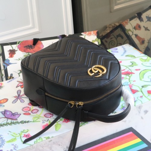 Gucci Matelassé Small GG Marmont Backpack