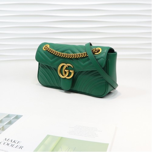 Gucci Matelasse Small GG Marmont Shoulder Bag