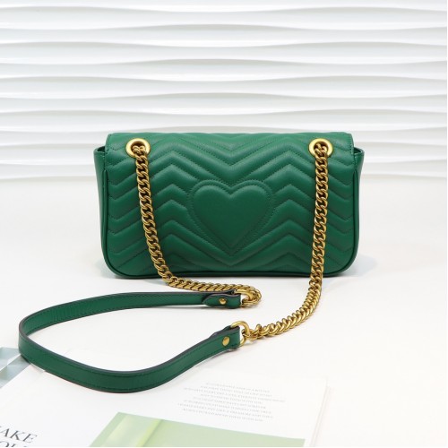 Gucci Matelasse Small GG Marmont Shoulder Bag