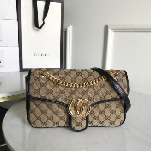 Gucci GG Canvas Small Marmont Crossbody Bag