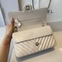 Chanel Classic Chevron Medium Double Flap Bag