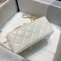 Chanel 2021 Pearl Crush Mini Square Flap Bag