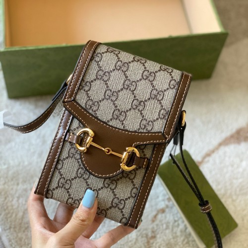 Gucci GG Supreme Mini Horsebit 1955 Crossbody Bag