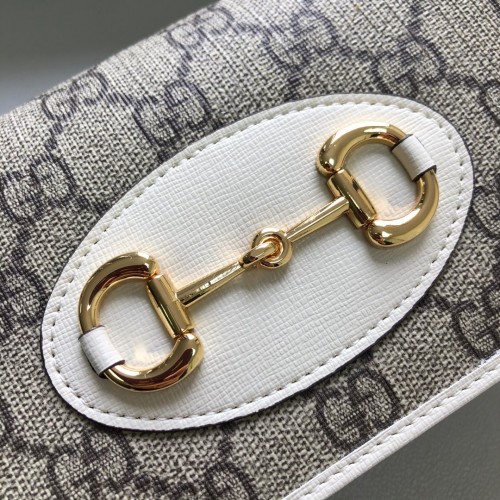 Gucci GG Supreme 1955 Horsebit Wallet on Chain