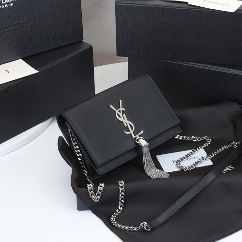 Saint Laurent Monogram Kate Tassel Bag