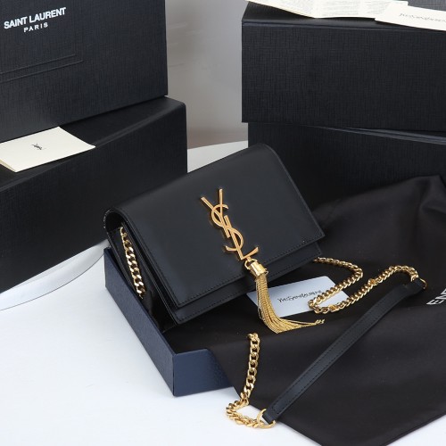 Saint Laurent Small Classic Monogram Kate Tassel Bag