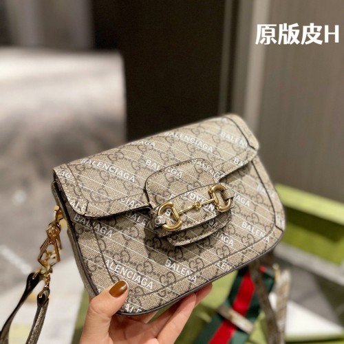 Gucci x Balenciaga The Hacker Mini Gucci 1955 Horsebit Crossbody Bag