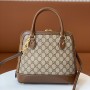 Gucci GG Supreme 1955 Horsebit Small Top Handle Bag