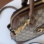 Gucci GG Supreme 1955 Horsebit Small Top Handle Bag