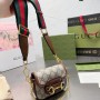 Gucci GG Supreme Horsebit 1955 Strap Wallet