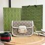 Gucci GG Supreme Mini 1955 Horsebit Crossbody