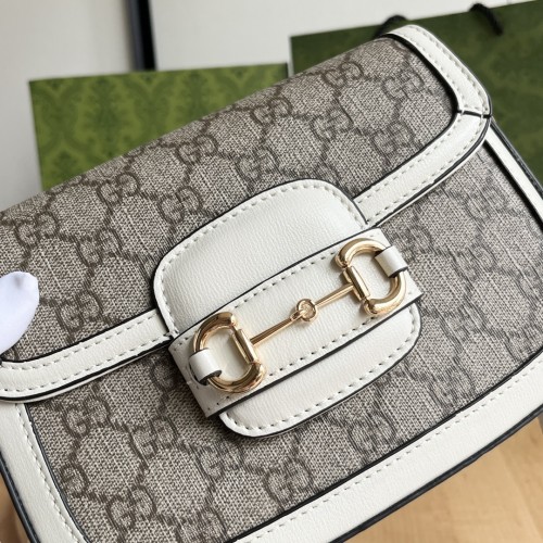 Gucci GG Supreme Mini 1955 Horsebit Crossbody