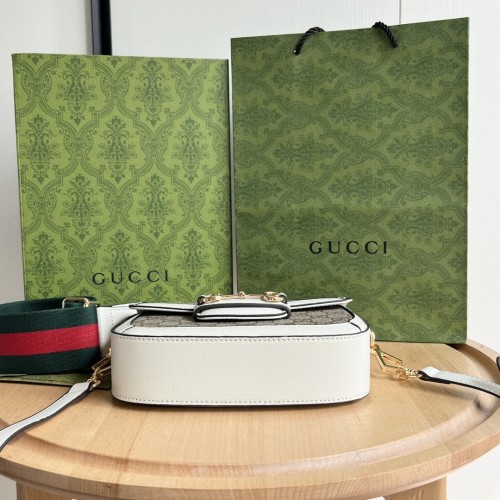 Gucci GG Supreme Mini 1955 Horsebit Crossbody