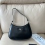 Prada Spazzolato Cleo Shoulder Bag