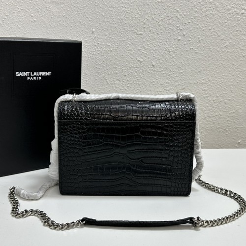 Saint Laurent Embossed Medium Monogram Sunset