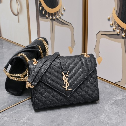 Saint Laurent 2022 Medium Monogram Matelasse Envelope Bag