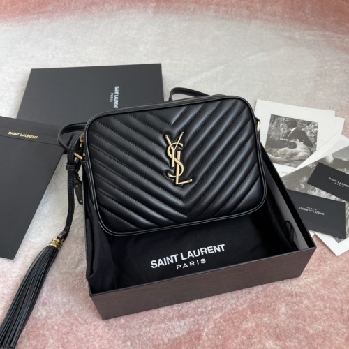 Saint Laurent Monogram Matelasse Lou Camera Bag