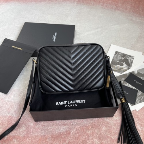 Saint Laurent Monogram Matelasse Lou Camera Bag